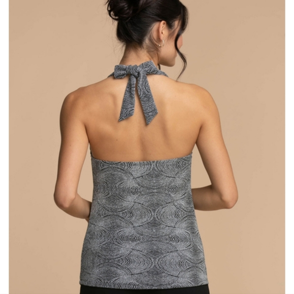 NWOT Rickis silver shimmer halter top - Picture 3 of 9